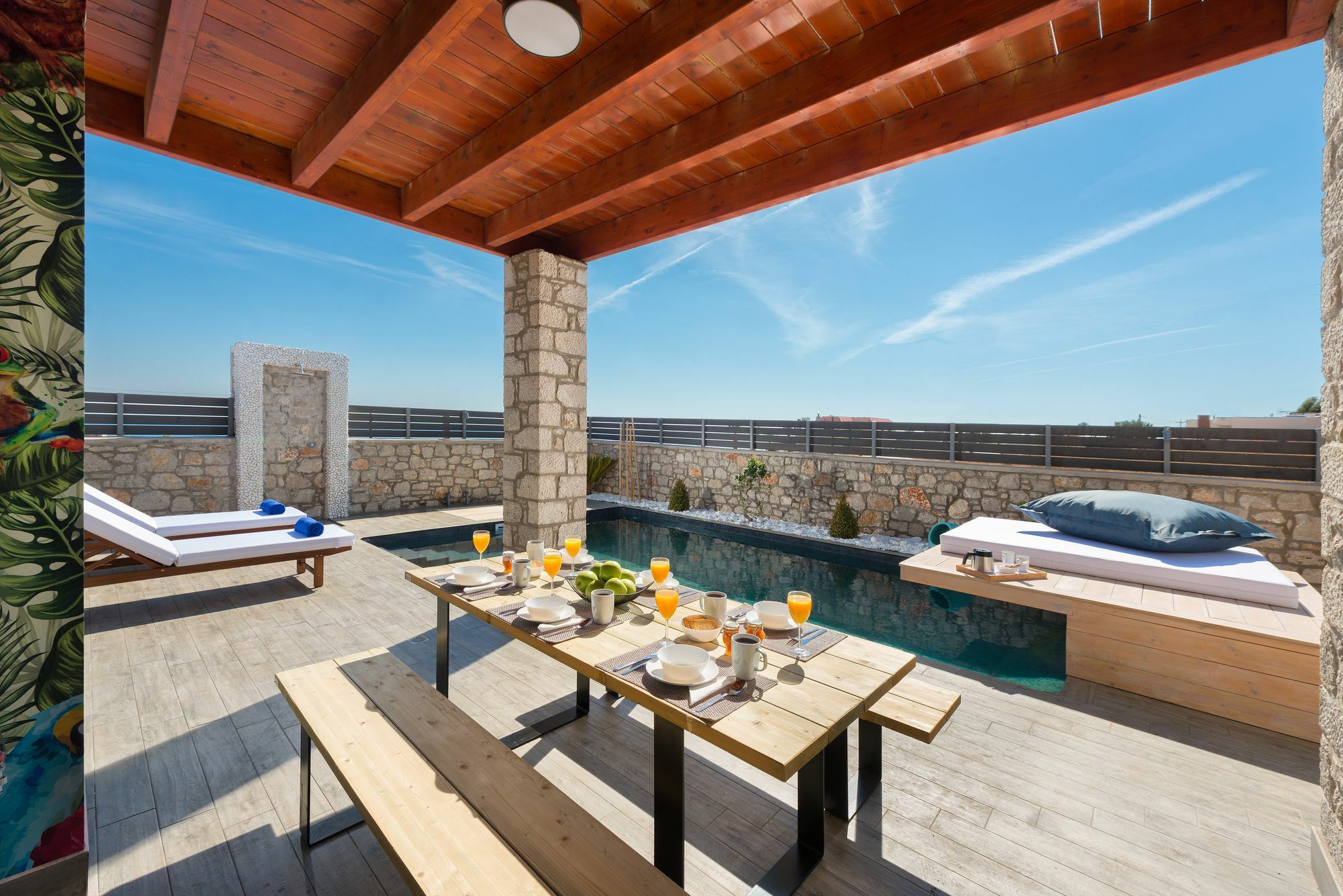 Southrock Villas Lakhania Exterior foto
